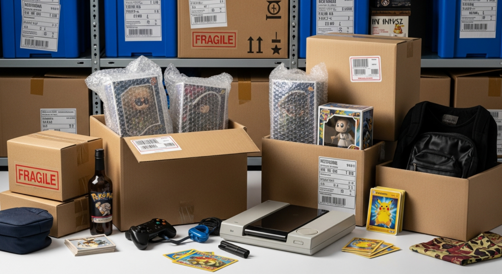 กดของ Mercari พฤษภาคม 2026 - กล่องสินค้า vintage fashion collectibles gaming consoles พร้อม YindeeShip