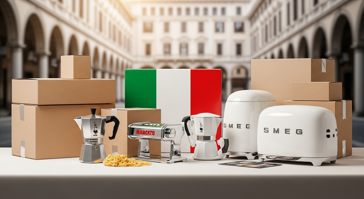 เครื่องครัวอิตาลี Bialetti Marcato Smeg สั่งจากยุโรป ลดราคา สิงหาคม 2026