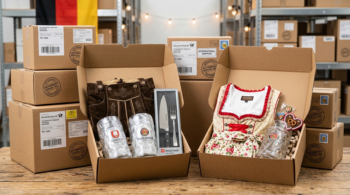 ชิปปิ้งเยอรมัน Oktoberfest 2026 Maßkrug Lederhosen สินค้า Limited Edition กันยายน