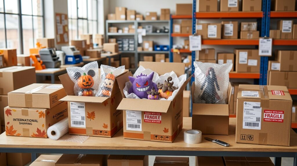 กล่องพัสดุ Yahoo Auction Halloween Japan 2026 พร้อมสินค้าลิมิเต็ด Disney USJ Pokemon ตุลาคม